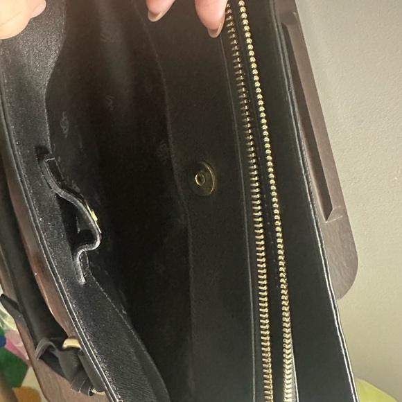 Sisley Black Leather Handbag - Picture 6 of 9